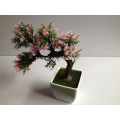 high quality colorful plastic artificial bonsai plant for home decorate